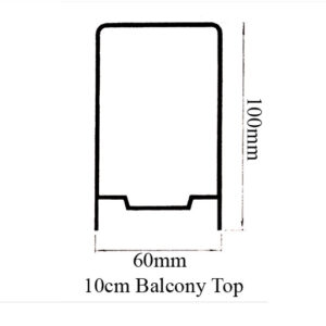 10cm Balcony Top