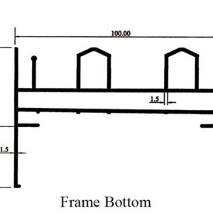 10cm Frame Bottom Box Type Double Glazed
