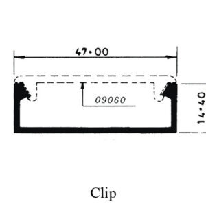 Balcony & Staircase Clip 47mm