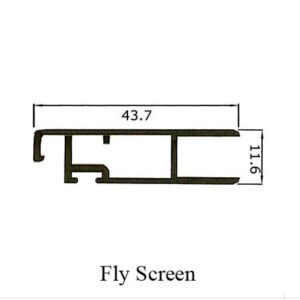 AE Thermal Break 10.5cm Sliding Fly Screen