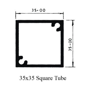 35x35mm Square Tube
