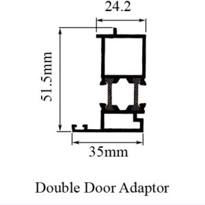 AE Thermal Break Double Door Adopter