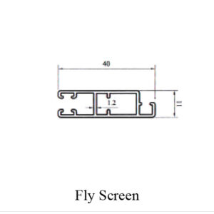 GE Thermal Break10.5cm Sliding Fly Screen