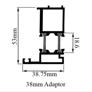 GE Thermal Break 38mm Adapter