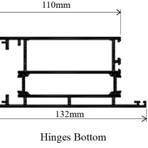 GE Thermal Break Hinges Bottom