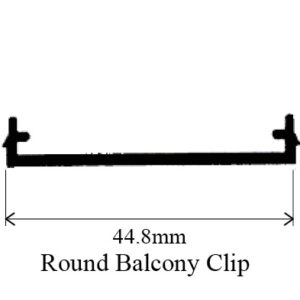 Rond Balcony Clip 44.8mm