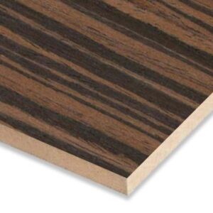 18mm Ebony Veneered MDF Sheet Both Sides – Premium Quality Board