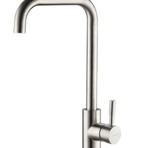 Kitchen Sink Mixer Tap A4490 – Single Lever, Brush Finish, Stainless Steel 304
